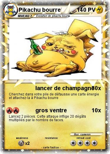 Pokemon Pikachu bourre