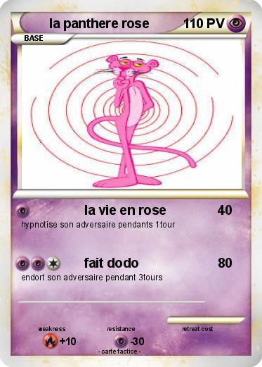 Pokemon la panthere rose