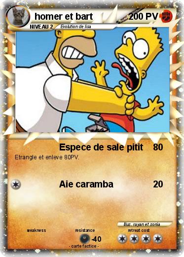 Pokemon homer et bart