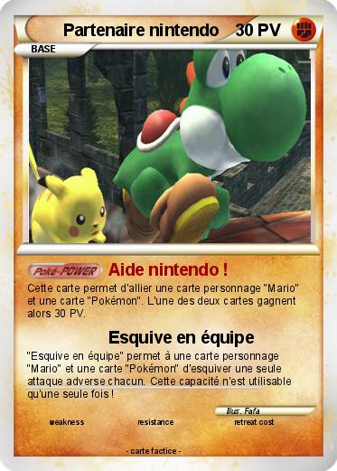 Pokemon Partenaire nintendo