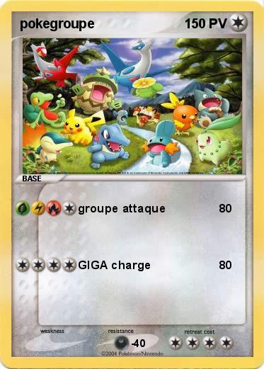 Pokemon pokegroupe