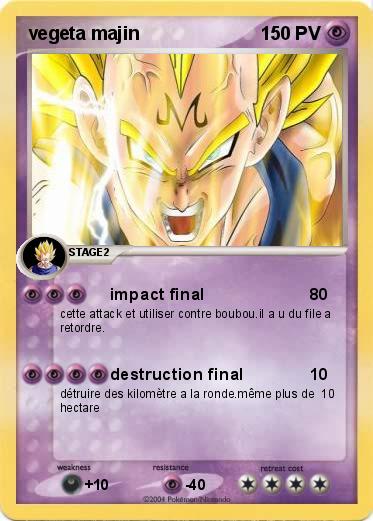 Pokemon vegeta majin