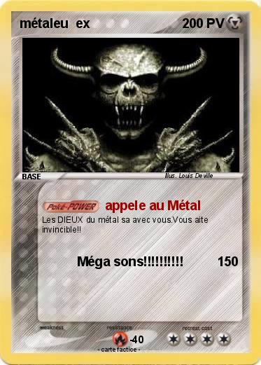 Pokemon métaleu  ex