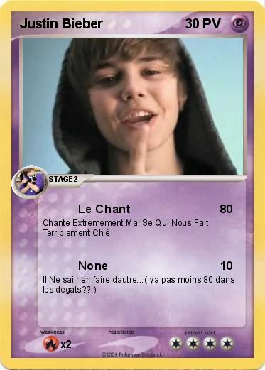 Pokemon Justin Bieber