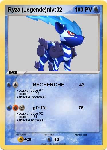 Pokemon Ryza (Légende)niv:32           