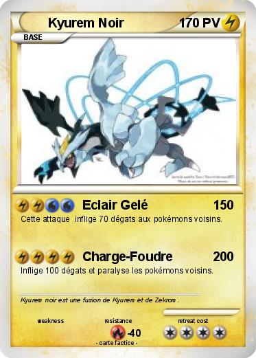 Pokemon Kyurem Noir