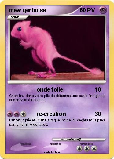 Pokemon mew gerboise