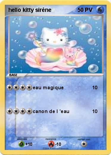 Pokemon hello kitty sirène