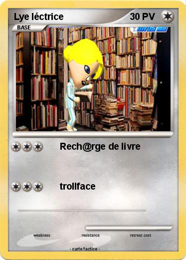 Pokemon Lye léctrice