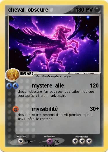 Pokemon cheval  obscure