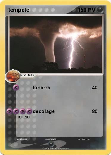 Pokemon tempete