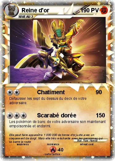 Pokemon Reine d'or