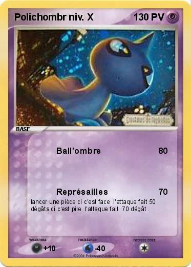 Pokemon Polichombr niv. X