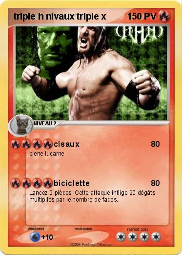 Pokemon triple h nivaux triple x