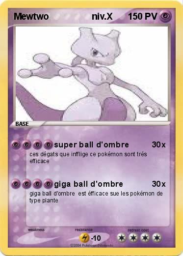 Pokemon Mewtwo                 niv.X