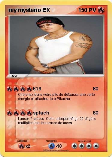 Pokemon rey mysterio EX