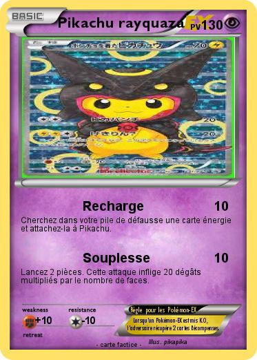 Pokemon Pikachu rayquaza