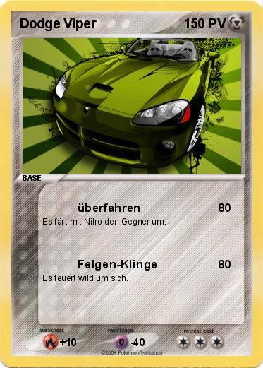 Pokemon Dodge Viper