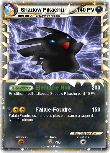 Pokemon Shadow Pikachu