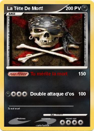 Pokemon La Tête De Mort!