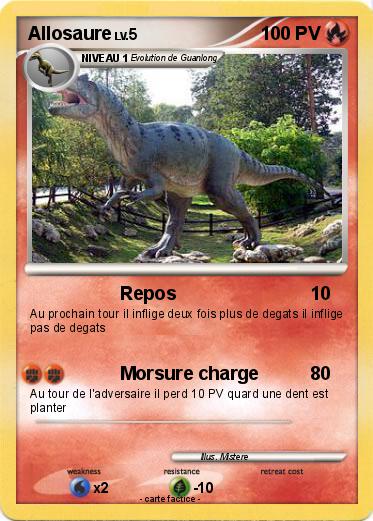 Pokemon Allosaure