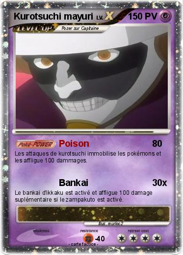 Pokemon Kurotsuchi mayuri