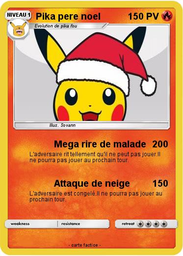 Pokemon Pika pere noel