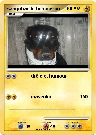 Pokemon sangohan le beauceron