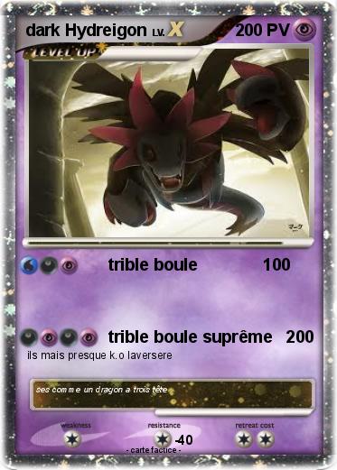 Pokemon dark Hydreigon