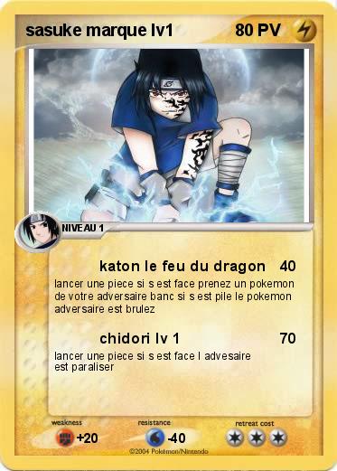 Pokemon sasuke marque lv1