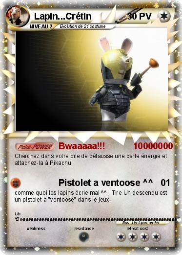 Pokemon Lapin...Crétin