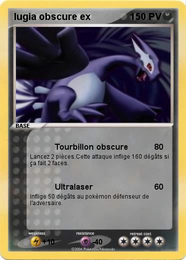Pokemon lugia obscure ex