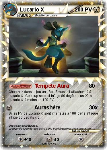 Pokemon Lucario X
