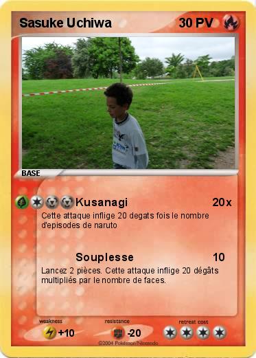 Pokemon Sasuke Uchiwa