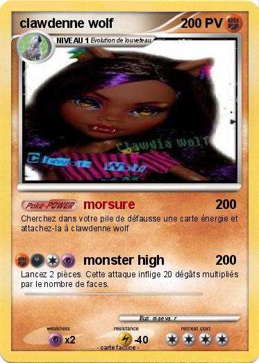 Pokemon clawdenne wolf