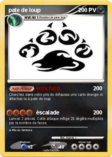 Pokemon pate de loup