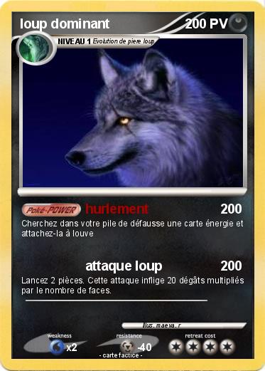 Pokemon loup dominant