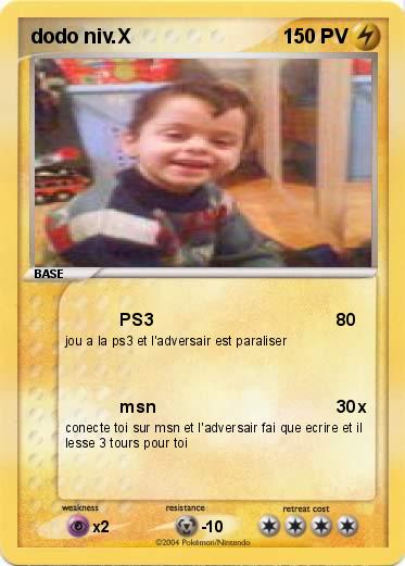 Pokemon dodo niv.X