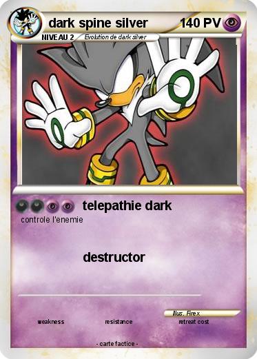 Pokemon dark spine silver