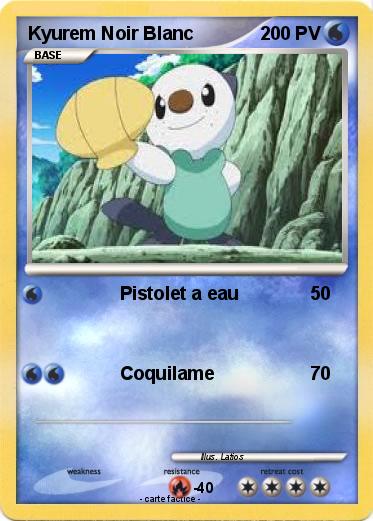 Pokemon Kyurem Noir Blanc
