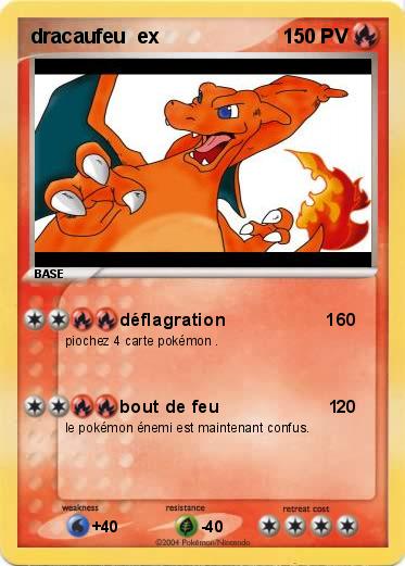Pokemon dracaufeu  ex