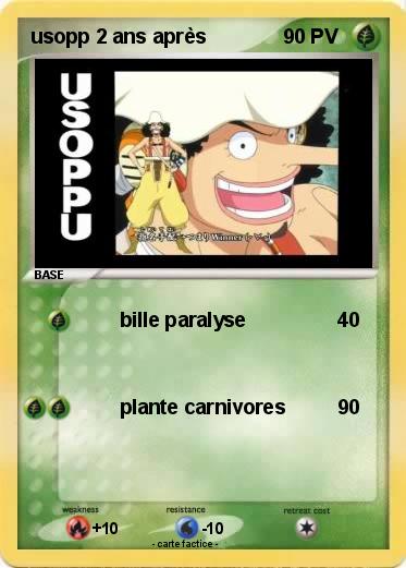 Pokemon usopp 2 ans après