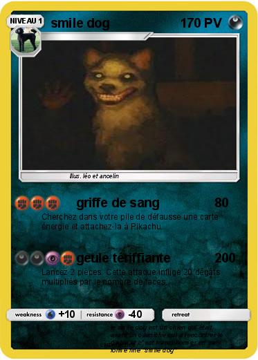 Pokemon smile dog