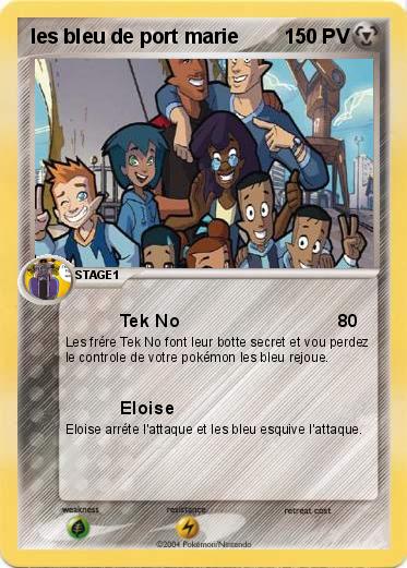 Pokemon les bleu de port marie
