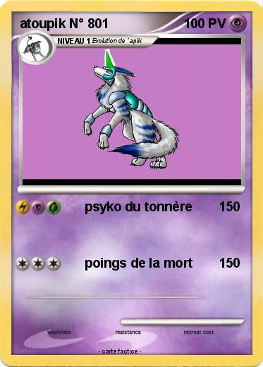 Pokemon atoupik N° 801
