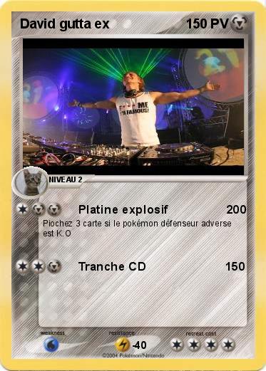 Pokemon David gutta ex                                                                          