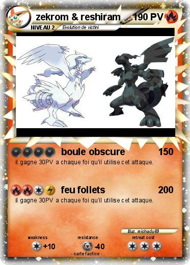 Pokemon zekrom & reshiram