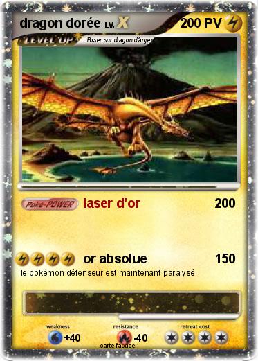 Pokemon dragon dorée