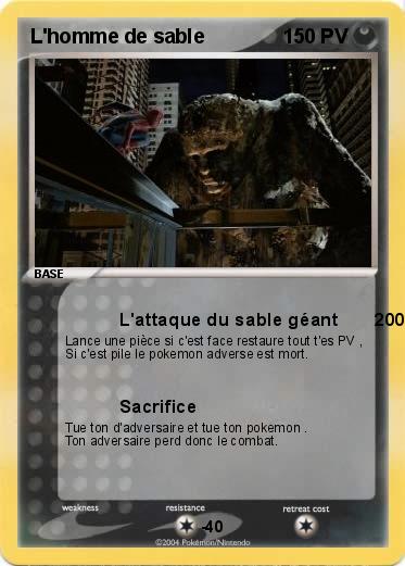 Pokemon L'homme de sable