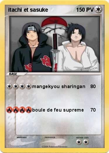 Pokemon itachi et sasuke